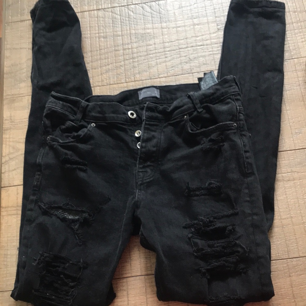 Zara black skinny jeans